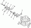 Toro 41-20OE01 (520-H) - 520-H Garden Tractor, 1990 Ersatzteile CHOKE LINKAGE