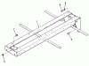 Toro 41-20OE01 (520-H) - 520-H Garden Tractor, 1990 Ersatzteile FRAME