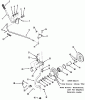 Toro 41-20OE01 (520-H) - 520-H Garden Tractor, 1990 Ersatzteile PTO CLUTCH AND CONTROL