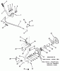 Toro 41-20OE02 (520-H) - 520-H Garden Tractor, 1991 (1000001-1999999) Ersatzteile PTO CLUTCH AND CONTROL
