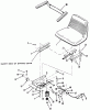 Toro 41-20OE02 (520-H) - 520-H Garden Tractor, 1991 (1000001-1999999) Ersatzteile SEAT