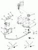 Toro 41-20OE02 (520-H) - 520-H Garden Tractor, 1991 (1000001-1999999) Ersatzteile THROTTLE CHOKE AND FUEL CONTROLS