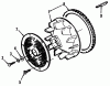 Toro 41-20OE02 (520-H) - 520-H Garden Tractor, 1991 (1000001-1999999) Ersatzteile TORO POWER PLUS BLOWER WHEEL WITH SCREEN