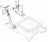 Toro 41-20OE02 (520-H) - 520-H Garden Tractor, 1991 (1000001-1999999) Ersatzteile TORO POWER PLUS OIL FILL TUBE AND BRACKET