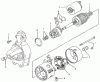 Toro 41-20OE02 (520-H) - 520-H Garden Tractor, 1991 (1000001-1999999) Ersatzteile TORO POWER PLUS STARTER COMPONENTS