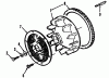Toro 41-20OE03 (520-H) - 520-H Garden Tractor, 1992 (2000001-2999999) Ersatzteile BLOWER WHEEL WITH SCREEN