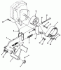 Toro 41-20OE03 (520-H) - 520-H Garden Tractor, 1992 (2000001-2999999) Ersatzteile CLUTCH, BRAKE AND SPEED CONTROL LINKAGE #2