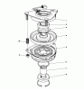 Toro 59155 - Mulcher Kit, 32" Mower Ersatzteile CLUTCH ASSEMBLY NO. 44-0770