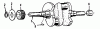 Toro 41-20OE03 (520-H) - 520-H Garden Tractor, 1992 (2000001-2999999) Ersatzteile CRANKSHAFT