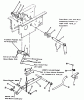 Toro 41-20OE03 (520-H) - 520-H Garden Tractor, 1992 (2000001-2999999) Ersatzteile HYDROSTATIC LIFT LINKAGE