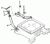 Toro 41-20OE03 (520-H) - 520-H Garden Tractor, 1992 (2000001-2999999) Ersatzteile OIL FILL TUBE AND BRACKET