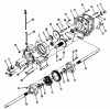 Toro 41-20OE03 (520-H) - 520-H Garden Tractor, 1992 (2000001-2999999) Ersatzteile TRANSAXLE