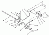 Toro 42-16BE01 (246-H) - 246-H Yard Tractor, 1992 (2000001-2999999) Ersatzteile BRAKE PEDAL ASSEMBLY