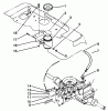 Toro 42-16BE01 (246-H) - 246-H Yard Tractor, 1992 (2000001-2999999) Ersatzteile HYDRAULIC RESERVOIR ASSEMBLY