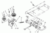 Toro 42-16BE01 (246-H) - 246-H Yard Tractor, 1992 (2000001-2999999) Ersatzteile IDLER AND PEDAL SHAFT ASSEMBLY
