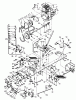 Toro 55001 - Compact Suburban Lawn Tractor, 1968 (8000001-8999999) Ersatzteile ENGINE AND CHASSIS GROUP