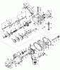 Toro 55001 - Compact Suburban Lawn Tractor, 1968 (8000001-8999999) Ersatzteile TRANSMISSION