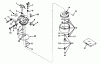 Toro 55050 (935) - 935 Electric Lawn Tractor, 1969 (9000001-9999999) Ersatzteile CARBURETOR NO. 631447 ASSEMBLY