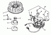 Toro 55050 (935) - 935 Electric Lawn Tractor, 1969 (9000001-9999999) Ersatzteile MAGNETO NO. 610766 ASSEMBLY 935E
