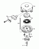 Toro 55050 (935) - 935 Electric Lawn Tractor, 1969 (9000001-9999999) Ersatzteile REWIND STARTER NO. 590420 ASSEMBLY 935