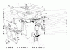 Toro 55051 (800) - 800 Electric Lawn Tractor, 1970 (0000001-0999999) Ersatzteile HOOD AND ENGINE ASSEMBLY