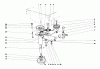 Toro 55051 (800) - 800 Electric Lawn Tractor, 1970 (0000001-0999999) Ersatzteile POWER TAKEOFF ASSEMBLY