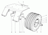 Toro 55055 (800) - 800 Electric Lawn Tractor, 1971 (1000001-1999999) Ersatzteile REAR TIRE AND FENDER ASSEMBLY