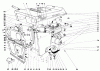 Toro 55152 (888) - 888 matic Tractor, 1970 (0000001-0999999) Ersatzteile HOOD AND ENGINE ASSEMBLY