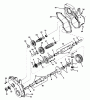Toro 55152 (888) - 888 matic Tractor, 1970 (0000001-0999999) Ersatzteile TRANSAXLE MODEL NO. 1302 ASSEMBLY