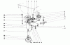 Toro 55166 (880) - 880 Electric Tractor, 1973 (3000001-3999999) Ersatzteile POWER TAKE OFF ASSEMBLY
