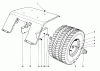 Toro 55166 (880) - 880 Electric Tractor, 1973 (3000001-3999999) Ersatzteile REAR TIRE AND FENDER ASSEMBLY