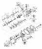 Toro 55166 (880) - 880 Electric Tractor, 1973 (3000001-3999999) Ersatzteile TRANSAXLE PEERLESS MODEL NO. 615 ASSEMBLY