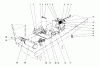 Toro 55275 (888) - 888 matic Tractor, 1972 (2000001-2999999) Ersatzteile EXHAUST ASSEMBLY