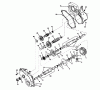 Toro 55275 (888) - 888 matic Tractor, 1972 (2000001-2999999) Ersatzteile TRANSAXLE (PEERLESS) MODEL NO. 1302 ASSEMBLY