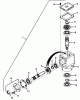 Toro 55402 (960) - 960 Suburban Lawn Tractor, 1969 (9000001-9999999) Ersatzteile RIGHT ANGLE GEAR BOX ASSEMBLY