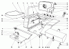 Toro 55402 (960) - 960 Suburban Lawn Tractor, 1969 (9000001-9999999) Ersatzteile SEAT AND FENDER ASSEMBLY