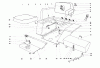 Toro 55302 (950) - 950 Suburban Lawn Tractor, 1971 (1000001-1999999) Ersatzteile SEAT AND FENDER ASSEMBLY