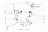 Toro 55302 (950) - 950 Suburban Lawn Tractor, 1971 (1000001-1999999) Ersatzteile STEERING AND LIFT ARM ASSEMBLY