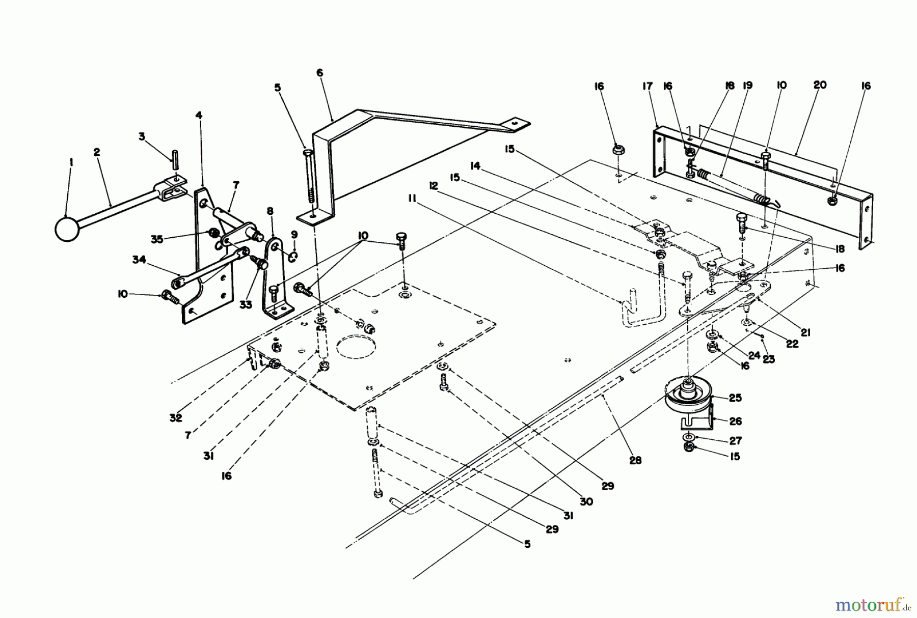 Toro Neu Mowers, Rear-Engine Rider 56176 (12-32) - Toro 12-32 Rear Engine Rider, 1991 (1000001-1999999) TRACTION ASSEMBLY