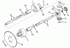 Toro 57077 - 25" Lawn Tractor, 1971 (1000001-1999999) Ersatzteile DIFFERENTIAL MODEL 137 TECUMSEH