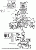 Toro 57077 - 25" Lawn Tractor, 1971 (1000001-1999999) Ersatzteile ENGINE MODEL 130902 (RECOIL) BRIGGS & STRATTON
