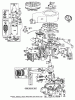 Toro 57077 - 25" Lawn Tractor, 1971 (1000001-1999999) Ersatzteile ENGINE MODEL 130905 (ELECTRIC) BRIGGS & STRATTON