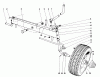 Toro 57077 - 25" Lawn Tractor, 1971 (1000001-1999999) Ersatzteile FRONT AXLE ASSEMBLY