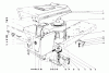 Toro 57077 - 25" Lawn Tractor, 1971 (1000001-1999999) Ersatzteile HOOD AND ENGINE ASSEMBLY