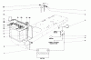 Toro 57054 - 25" Lawn Tractor, 1970 (0000001-0999999) Ersatzteile ELECTRICAL DIAGRAM (ELECTRIC START ONLY)