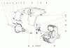Toro 57054 - 25" Lawn Tractor, 1970 (0000001-0999999) Ersatzteile REAR AXLE ASSEMBLY