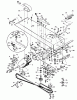 Toro 57201 - 25" Lawn Tractor, 1968 (8000001-8999999) Ersatzteile CHASSIS ASSEMBLY PARTS LIST