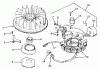 Toro 57204 - 32" Lawn Tractor, 1970 (0000001-0999999) Ersatzteile MODEL 610816 MAGNETO ASSEMBLY (ELECTRIC)