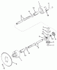 Toro 57111 - 32" Lawn Tractor, 1971 (1000001-1999999) Ersatzteile DIFFERENTIAL MODEL 136 TECUMSEH