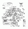 Toro 57360 (11-32) - 11-32 Lawn Tractor, 1978 (8000001-8999999) Ersatzteile ENGINE BRIGGS & STRATTON MODEL 252707-0146-01 (MODEL 57360) #1